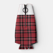 Kerstmis, Scottish Red Tartan Pset Pattern Stag Flesjeskoeler (Achterkant)