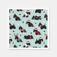 Kerstmis, Scottish Terrier Blue