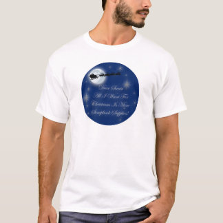 Kerstmis scrapbooten t-shirt