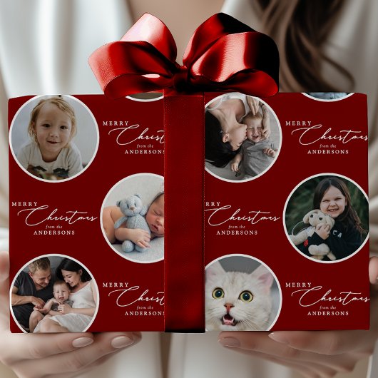 Kerstmis Script Eigen Tekst 28 Foto Cadeaupapier