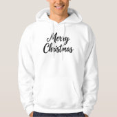 Kerstmis Script Hoodie (Voorkant)