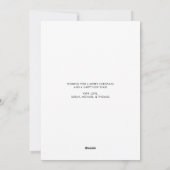 Kerstmis Script Tekst Overlay Familie Foto Feestdagenkaart (Achterkant)