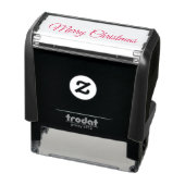 Kerstmis script zelfinktende stempel (Product)