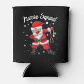 Kerstmis scrub dabbing santa blikjeskoeler (Voorkant)