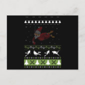 Kerstmis : Scuba duiker , paj pajama Briefkaart (Voorkant)