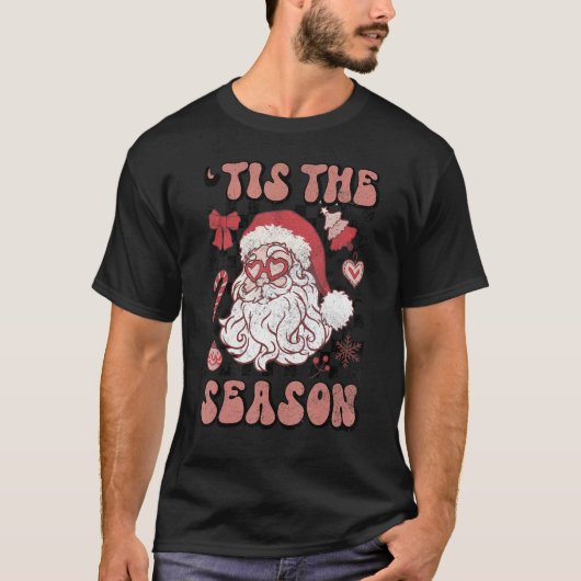Kerstmis: Seizoensschildpad kerstkerstkerstmis T-shirt (Voorkant)
