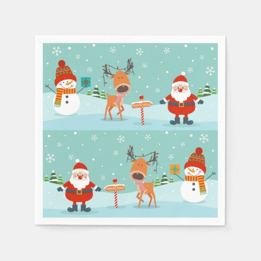 Kerstmis Servet (Voorkant)