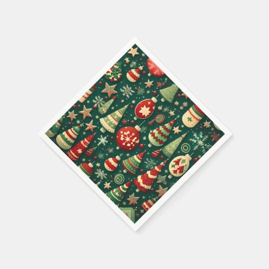 Kerstmis Servet (Hoek)