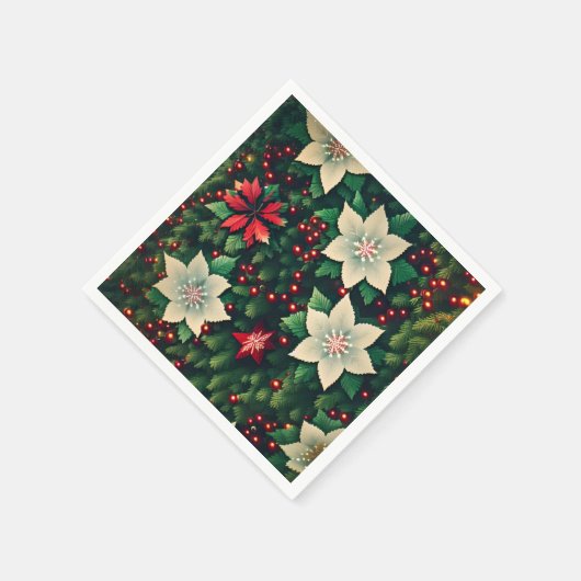 Kerstmis Servet (Hoek)