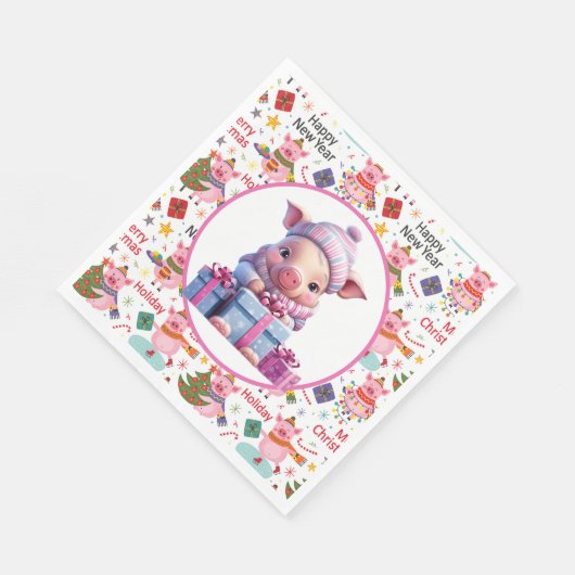 Kerstmis Servet (Hoek)