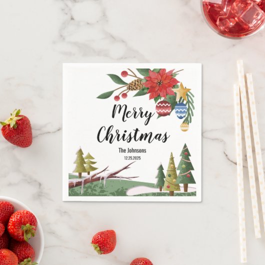 Kerstmis Servet (Insitu)