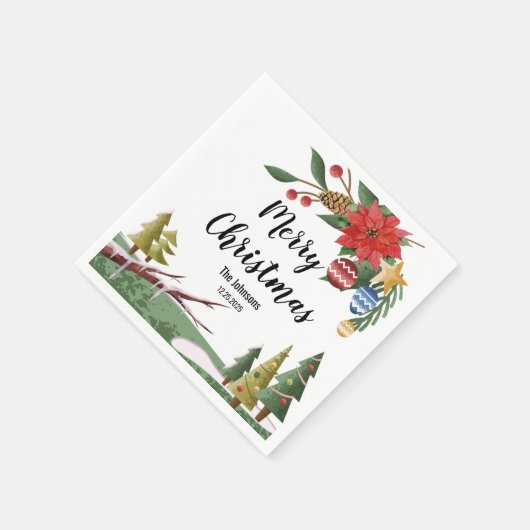 Kerstmis Servet (Hoek)