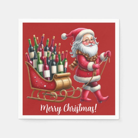 Kerstmis  servet (Voorkant)