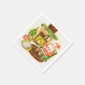 Kerstmis Servet (Hoek)