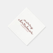 kerstmis servet (Hoek)