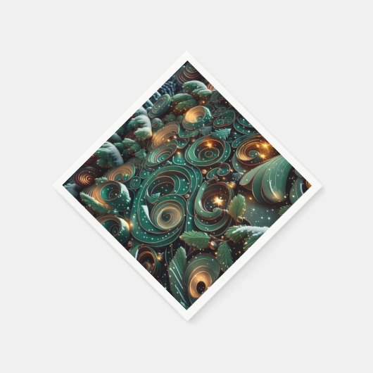 Kerstmis Servet (Hoek)