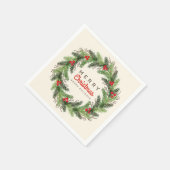 Kerstmis Servet (Hoek)