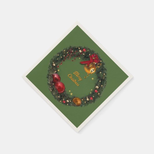 Kerstmis Servetten (Hoek)