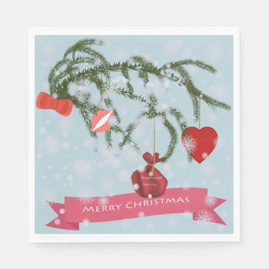 Kerstmis Servetten (Voorkant)