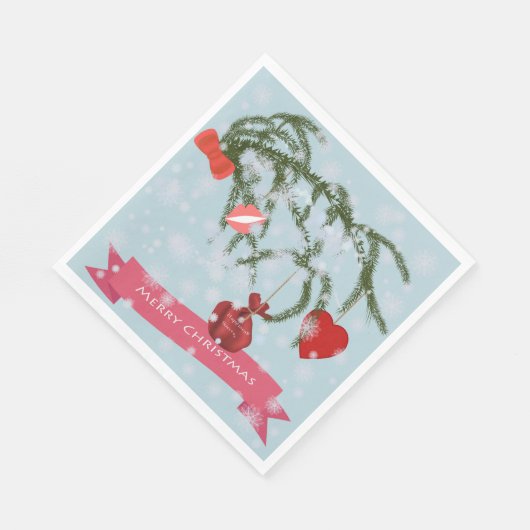 Kerstmis Servetten (Hoek)