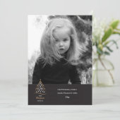 Kerstmis Sfeer Foto Kerstkaart (Staand voorkant)