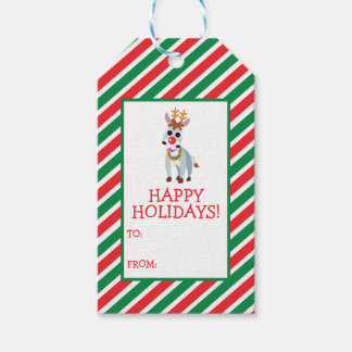Kerstmis Shane de Ezel Cadeaulabel