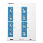 Kerstmis Shane de Ezel Etiket (Full Sheet)