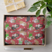 Kerstmis Sheltie Shetland Sheepdog Tissuepapier (Geschenk)