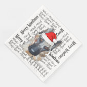 Kerstmis: Shepherd Santa Hat Servet (Hoek)