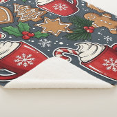 Kerstmis Sherpa Dekbed Deken (3/4)