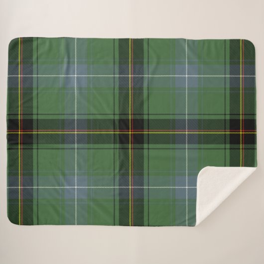 Kerstmis Sherpa Deken (Voorkant (horizontaal))