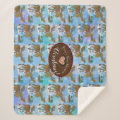 Kerstmis Sherpa Deken (Voorkant)