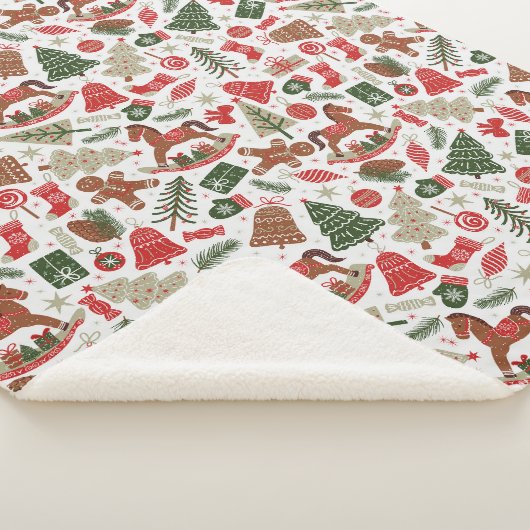 Kerstmis Sherpa Deken (3/4)