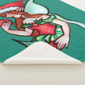 Kerstmis Sherpa Deken (3/4)