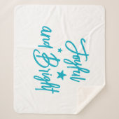 Kerstmis Sherpa Deken (Voorkant)