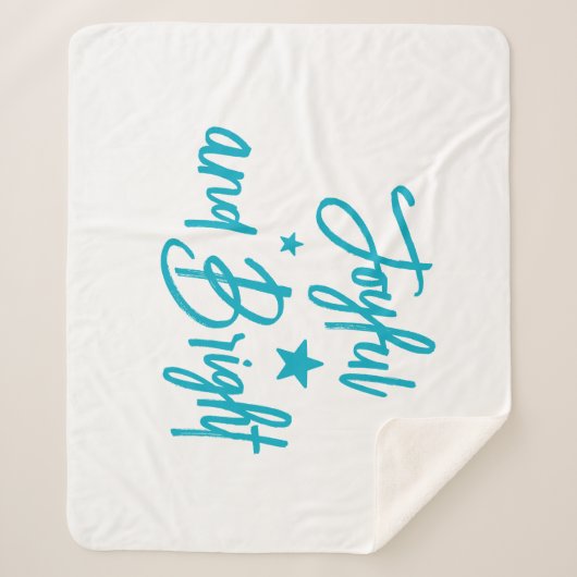 Kerstmis Sherpa Deken (Voorkant)