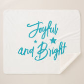 Kerstmis Sherpa Deken (Voorkant (horizontaal))