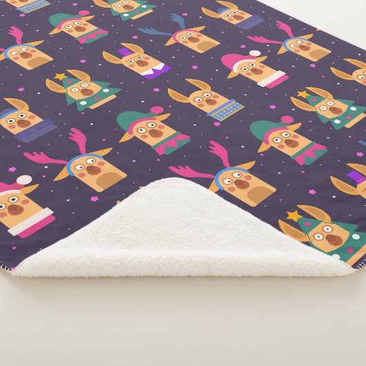 Kerstmis Sherpa Deken (3/4)