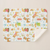 Kerstmis Sherpa Deken (Voorkant (horizontaal))