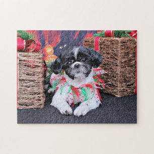 Kerstmis - Shih Tzu - Sadie Legpuzzel