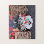 Kerstmis - Shih Tzu - Sadie Legpuzzel (Verticaal)