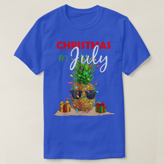 Kerstmis Shirt Panananapple zomer zomer (Design voorkant)