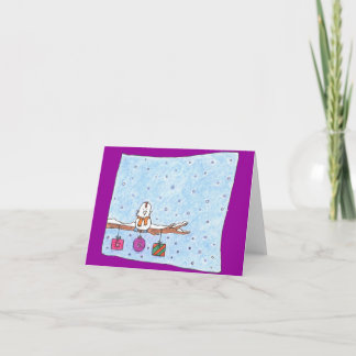 Kerstmis Shoo Shoo Feestdagen Kaart