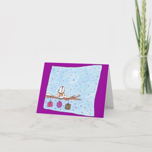 Kerstmis Shoo Shoo Feestdagen Kaart (Voorkant)