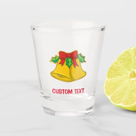 Kerstmis Shot Glas (Voorkant)