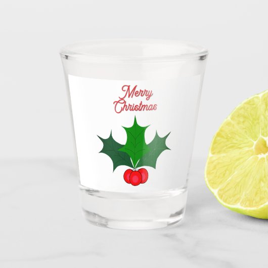 Kerstmis Shotglas Shot Glas (Voorkant)
