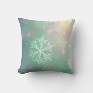 Kerstmis-Sierkussen/Snowflakes Kussen