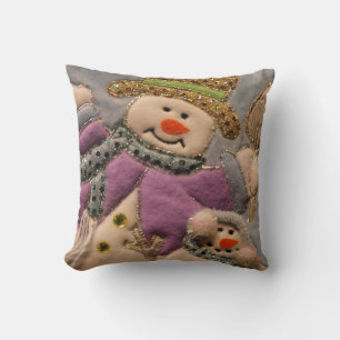 Kerstmis-Sierkussen/Snowmen Kussen