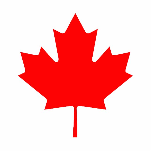 Kerstmis siert het Rood van de Esdoorn Fotobeeldje Ornament (Voorkant)