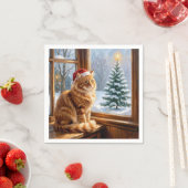 Kerstmis Sinaaspoes Servet (Insitu)